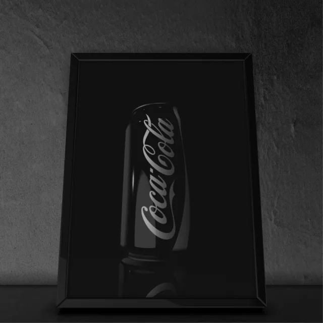 Coca Cola Poster, Kult, Abstrakt, Keilrahmen, Canvas, Leinwandbild
