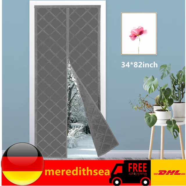 Tbest Portière Rideau de porte magnétique écran de porte anti-moustique Tbest Portière Rideau de porte magnétique écran de porte anti-moustique