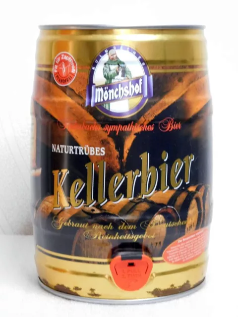 EMPTY Beer Barrel KELLERBIER Keg Galon Barrel 5L Germany 2011 TOP OPEN !
