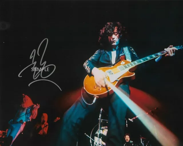 Jimmy Page #1 Reprint 8X10 Autographed Signed Photo Man Cave Gift Led Zeppelin