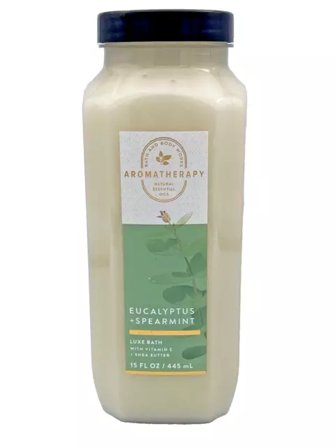 Bath & Body Works EUCALYPTUS SPEARMINT Luxury Bubble Bath Stress Relief Soap NEW