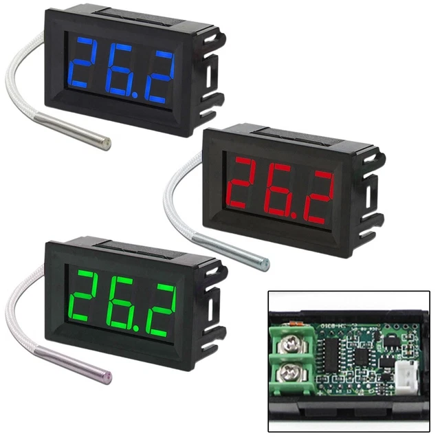 K -type thermocouple industrial digital temperature meter -30 ~ 800 degrees