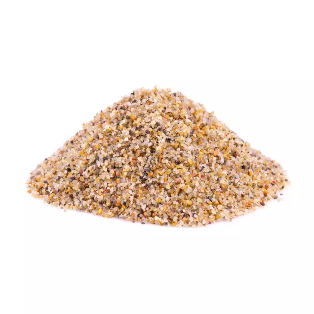 Aquarium Gravel Fish Tank Natural Substrate Silica Amber 1-2mm