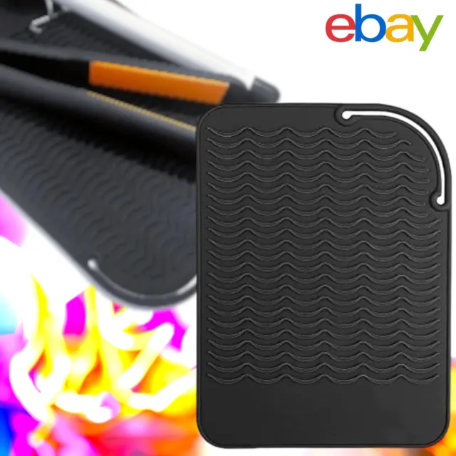 Hair Straighteners Safety Mat Extreme Heat Proof Protection Silicone Pouch Case