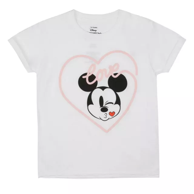 Disney Maglietta Topolino Bacio Ragazze (TV1428)