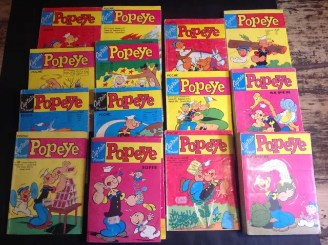 Petits Formats - Mensuels Cap'tain Popeye Poche - 14 vol. - 18 n° - BD3