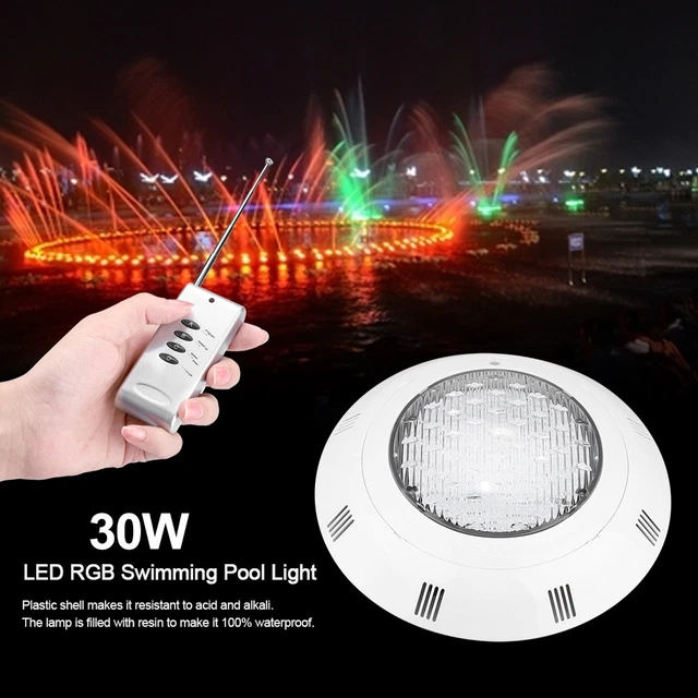 30W 300 LED RGB Multicolore Lumière Sous Marine Éclairage De Piscine Étanche 3