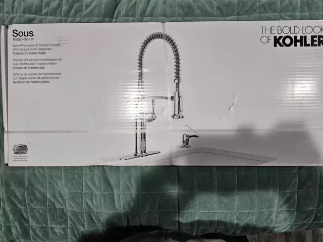 Kohler Sous - R10651-SD-CP Pro Style Pull Down Sprayer Kitchen Faucet