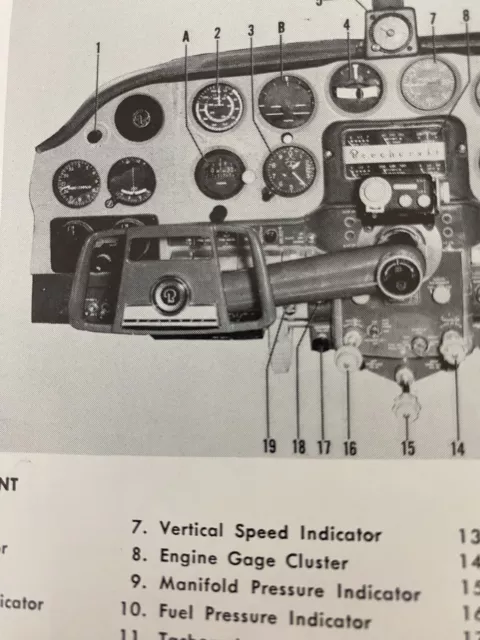 Beechcraft Bonanza Original M35 Owners Manual M35