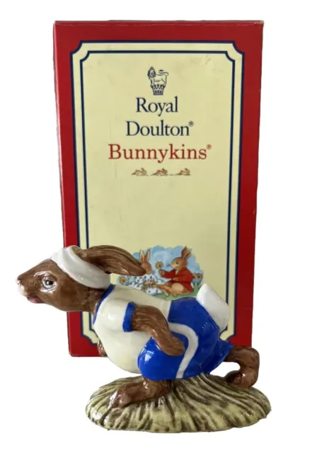 Royal Doulton - Jogging Bunnykins DB22 1982 VINTAGE MINT IN BOX