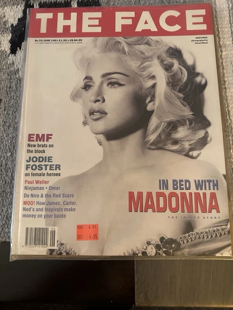 MADONNA THE FACE Magazine Excellent Condition June 1991 Rare