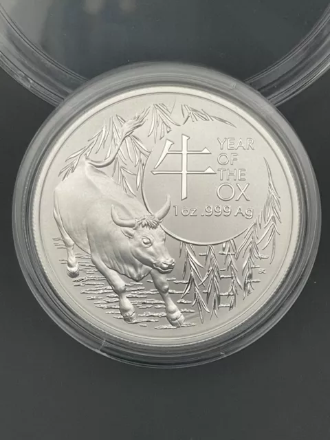 1oz Silber RAM Lunar II Ochse 2021