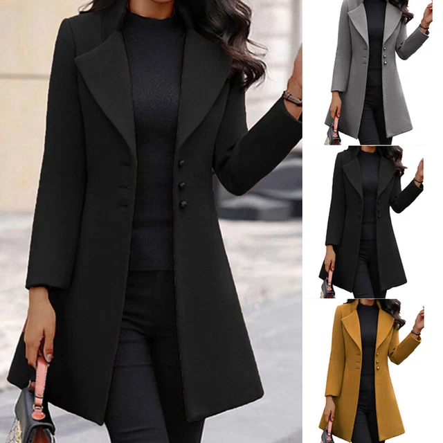 Veste classique longue femme 2025