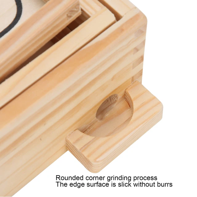 Jeu de labyrinthe bois standard adresse et précision avec billes métal