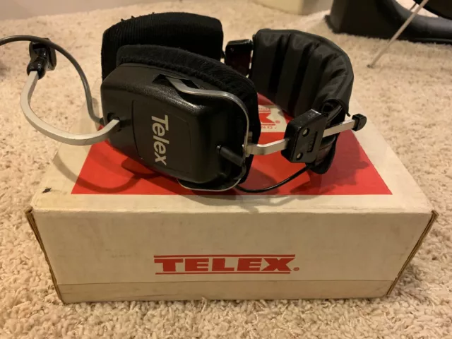 Telex Dual Ear Aviation Headset with Mic (David Clark style)