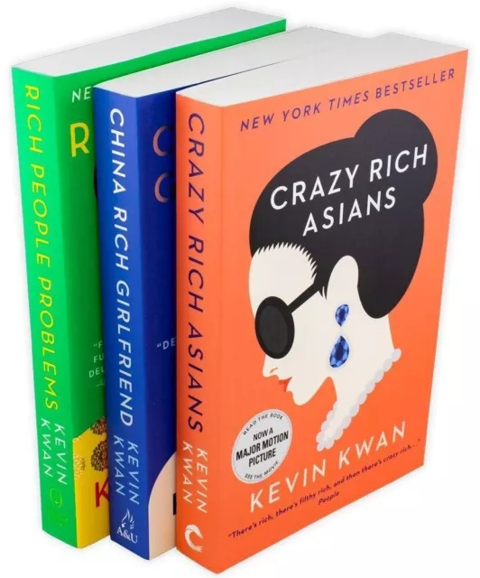 Crazy Rich Asians Trilogy by Kevin Kwan 3 Books Collection Set - Fiction - PB