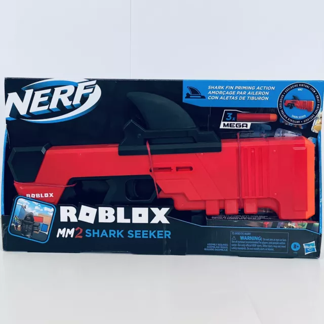 Hasbro Nerf ROBLOX Arsenal Pulse Laser & Mm2 Shark Seeker Game