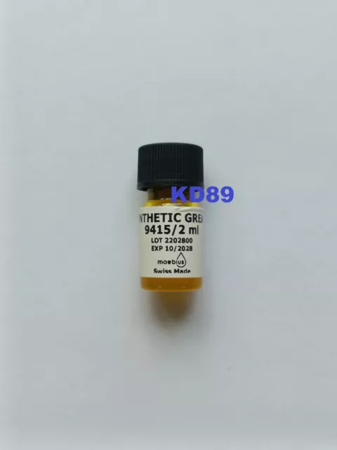 9415 2 ml  MOEBIUS Synthetic Grease authentic authentique graisse 12/2029 SWISS 2