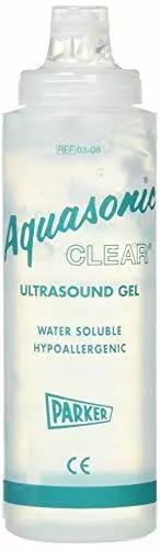 5 PACK - Parker Labs Aquasonic Clear Ultrasound Transmission Gel 8.5oz Bottle