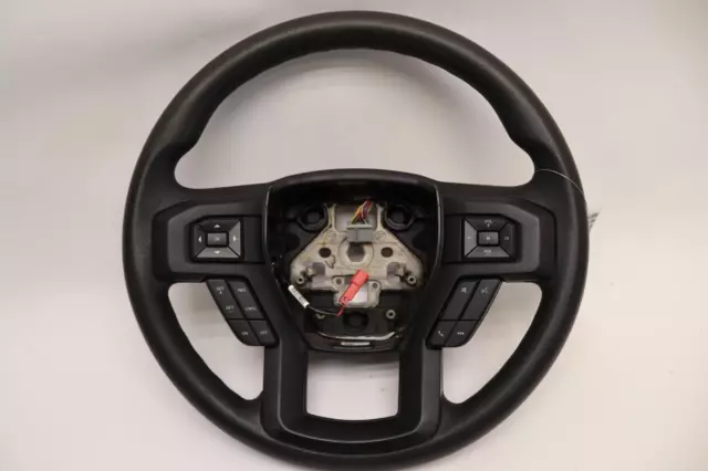 2015-2020 Ford F150 Driver Steering Wheel Leather W/ Multifunction Switch Oem 2015-2020 Ford F150 Driver Steering Wheel Leather W/ Multifunction Switch Oem
