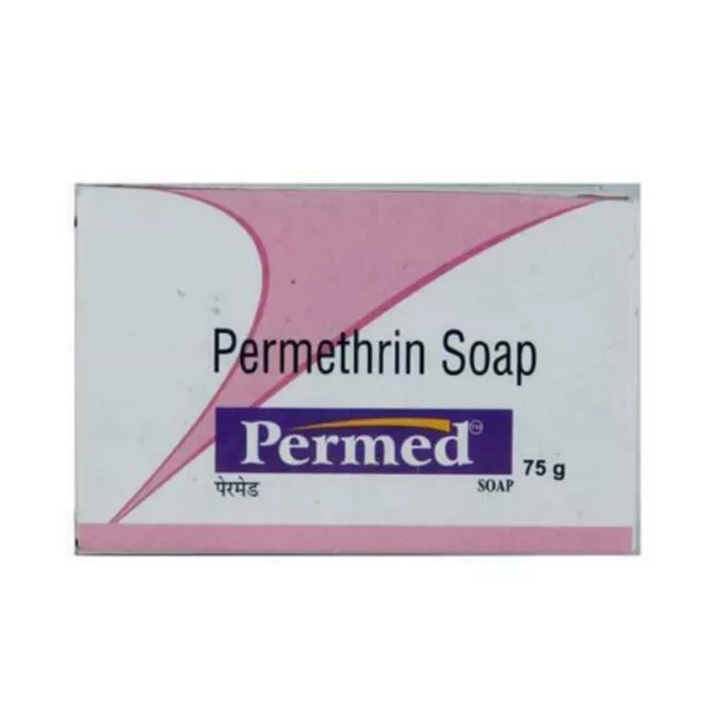 3 X Permed Soap 75gm for Scabies Public Lice Free Shipping