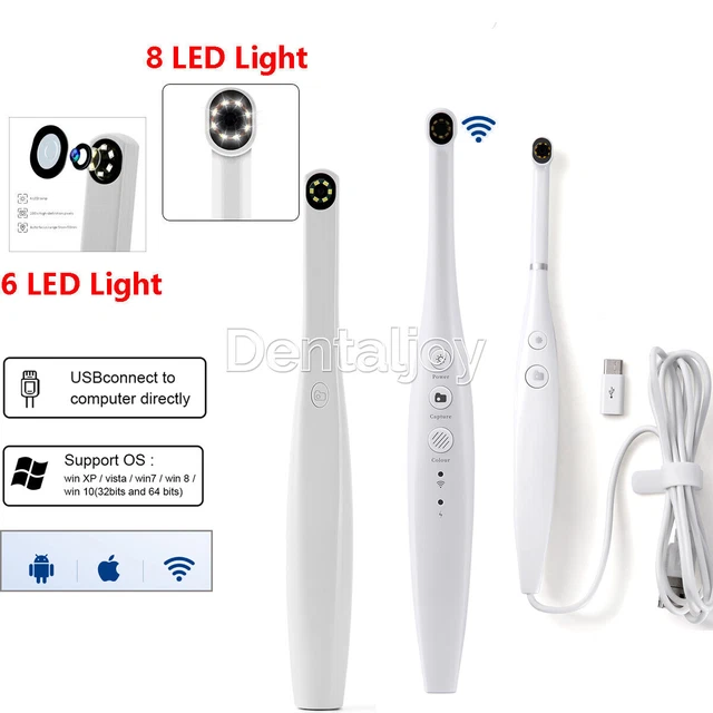 Dental Digital USB WIFI Imaging Intraoral Camera Intra Oral Focus 8 LED Light