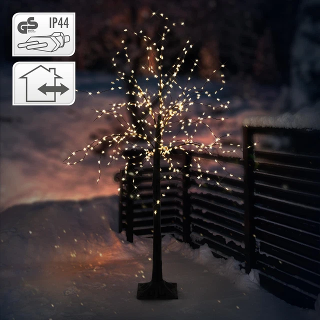 Sapin de Noël Arbre Artificiel avec Support en Métal pour Xmas Party