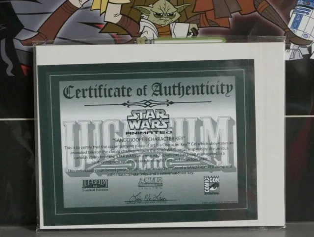 Star Wars Animated Acme Character Key Sandtrooper Edizione Limitata Lucasfilm Srl 2