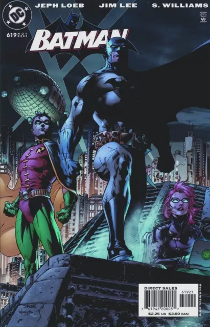 Batman #619 Nm Jim Lee Hush Catwoman Superman Joker Robin Huntress Gotham Dc