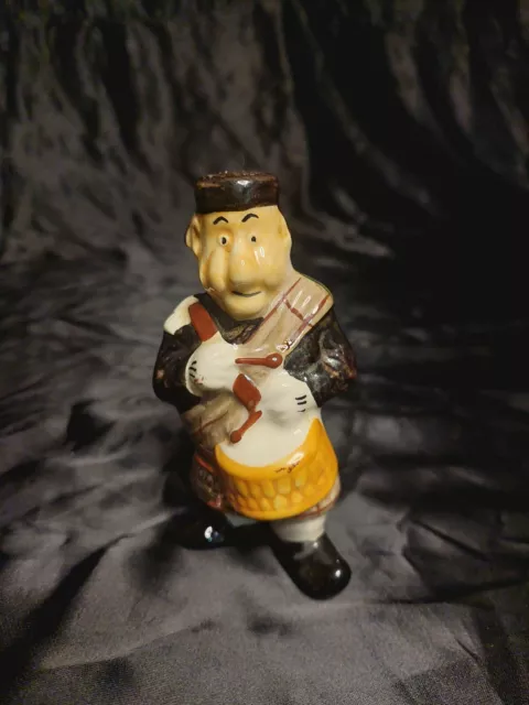 Vtg Made In Italy 1969 Drioli Scottish Marching Band Drummer Miniature Decanter