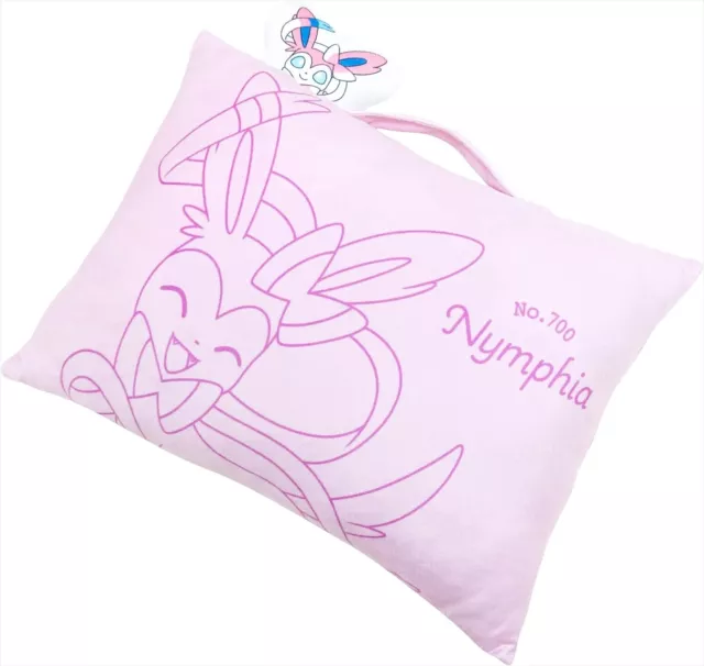 Official Character Goods Pokemon Nymphia Pillow Mascot 39cm x 28cm x 9cm Pink