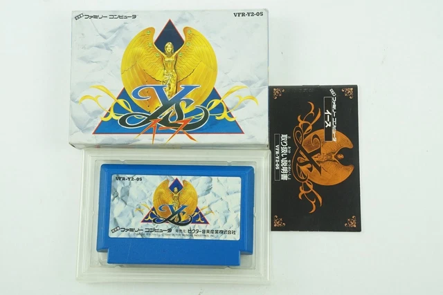 Ys 1 NES VICTOR Nintendo Famicom Box From Japan