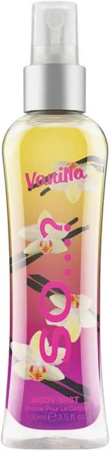 Body Mist By So…? Womens Vanilla Body Mist Fragrance Spray 100ml