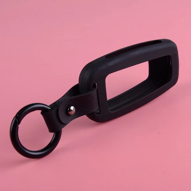 Black Alloy Remote Cover Case Fob Shell Key Chain fit for Toyota RAV4 2018 2019