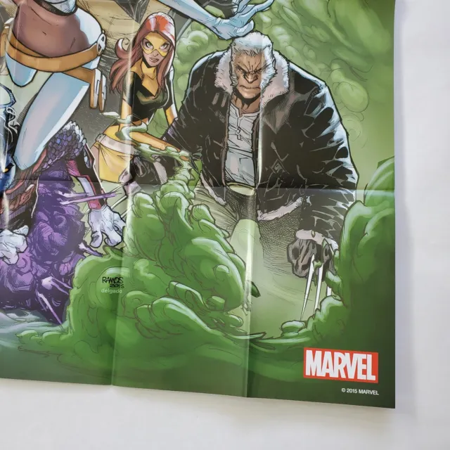 Marvel Comics Extraordinary X-Men 2015 Poster Comic Shop Promo New 36" x 24" 3