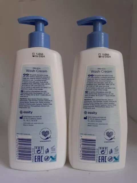 TENA Wash Cream crème lavante sans rinçage - 2 × 500 ml 2