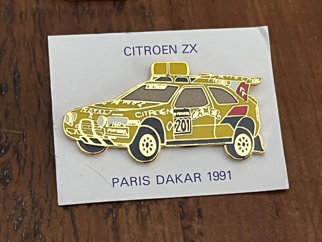Pin's ZX Rallye Raid – Citroën Sport Total Camel Michelin – Arthus Bertrand Paris