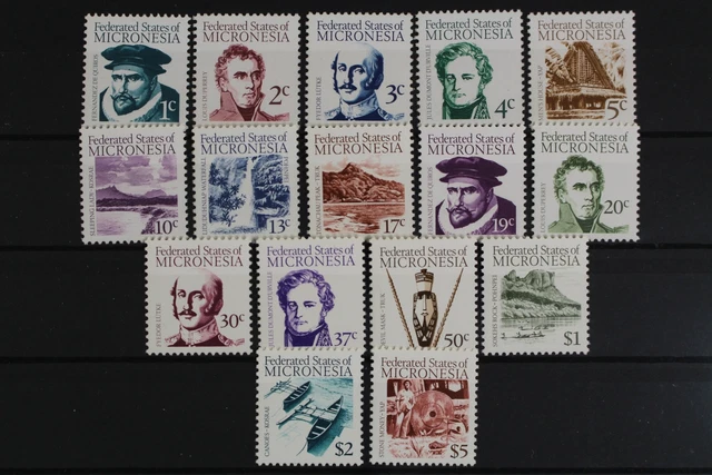 Mikronesien, MiNr. 5-20, Seefahrer, postfrisch / MNH - 633010