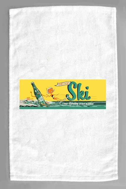 Ski 'A' Soda Microfiber Hand Towel Citrus Cola