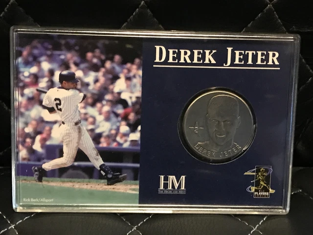 Highland Mint Diamond Collection New York Yankees Derek Jeter Medallion/ Coin