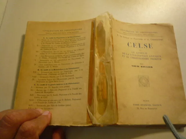 Louis Rougier Celse Le Conflit De La Civilisation Antique E.num Ed Delpeuch 1925