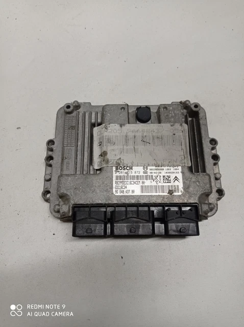 Calculateur PSA 1.6 HDI Calculateur Moteur (ECU) Bosch EDC16C34 PSA 1.6 HDi - Réf. 0281013872 / 9664843780 - Occasion à Décoder Ecu Bosch 0281013872 - Foto 5