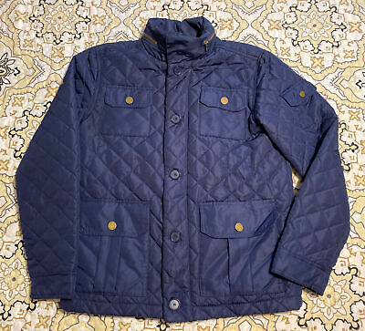 Tommy Hilfiger Quilted Lined Jacket Hooded Youth L (12-14) See Measurements
