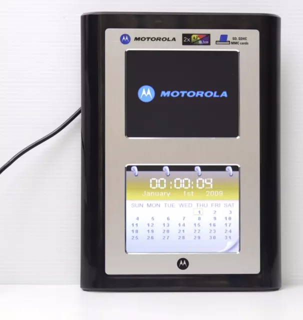 Motorola 2X 4.2in/10cm Display Digital Photo Frame + Calendar, Fully Tested!