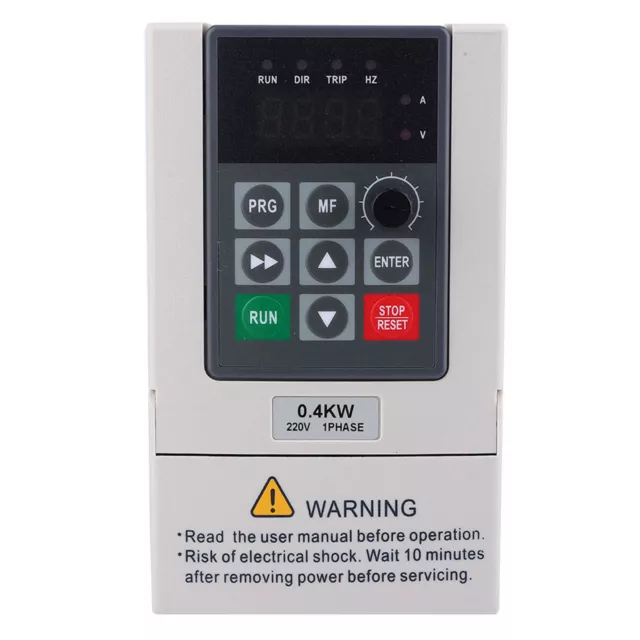 0.4Kw Single Phase To 3 Phase 0.4Kw Vfd 220V Variable Frequency Drive Motor