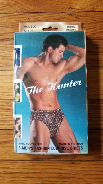 Vintage Men's Underwear The Hunter Boxer Briefs Briefs Sz Med Lot of 3