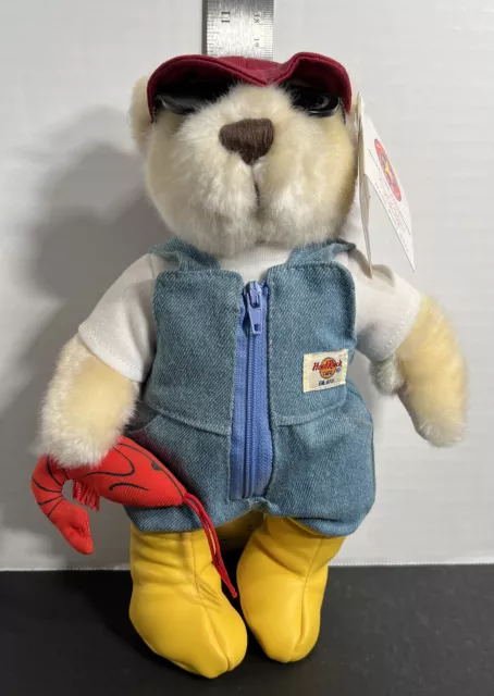 Hard Rock Cafe BILOXI 2005 Shrimper 10" Herrington City Teddy Bear PLUSH VHTF