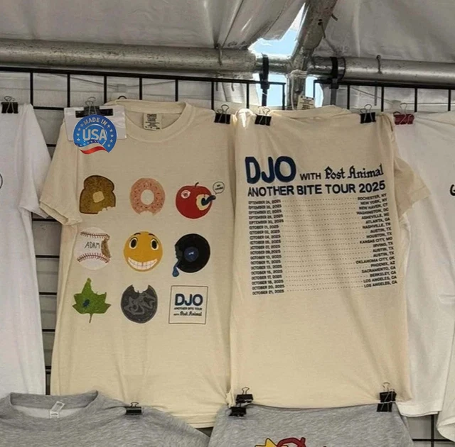 HOT! DJO ANOTHER Bite Tour Merch 2025 on Oct T-Shirt Reprint £19.26 ...