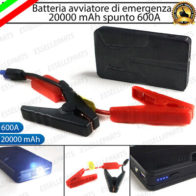 Carrera BATTERIA AVVIATORE DI EMERGENZA STARTER CON LED PER PORSCHE CARRERA GT PORTATILE 