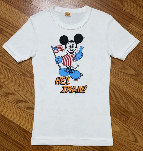 Mickey mouse hey iran t shirt 2025